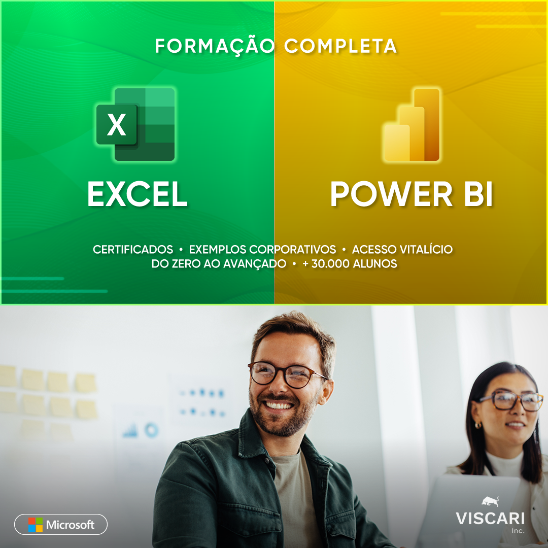 Pacote EXCEL + POWER BI | 2024